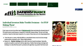 What Darwinsfinance.com website looked like in 2018 (5 years ago)