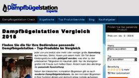 What Dampfbuegelstation-experte.de website looked like in 2018 (5 years ago)