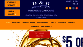 What Dandrcarcare.com website looked like in 2018 (5 years ago)