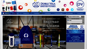 What Doblevela.com website looked like in 2018 (5 years ago)
