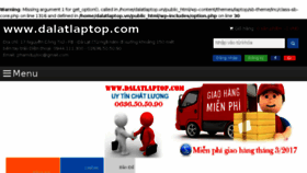 What Dalatlaptop.vn website looked like in 2018 (5 years ago)