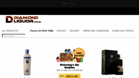 What Diamondliquor.com.au website looked like in 2018 (5 years ago)