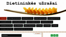 What Dietininkesuzrasai.info website looked like in 2018 (5 years ago)