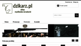 What Dzikarz.pl website looked like in 2018 (5 years ago)