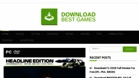 What Downloadbestgames.com website looked like in 2018 (5 years ago)