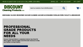 What Discountcleaningproducts.com website looked like in 2018 (5 years ago)