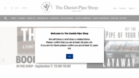 What Danishpipeshop.com website looked like in 2018 (5 years ago)