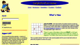 What Delphiforfun.org website looked like in 2018 (5 years ago)