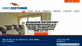 What Destorme.be website looked like in 2018 (5 years ago)