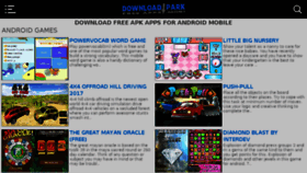 What Downloadpark.mobi website looked like in 2018 (5 years ago)