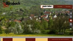 What Doerzbach.de website looked like in 2018 (5 years ago)