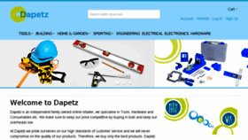 What Dapetz.com website looked like in 2018 (5 years ago)