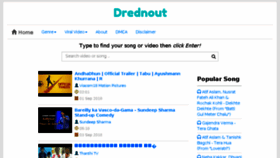 What Drednout.me website looked like in 2018 (5 years ago)