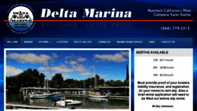 What Deltamarina.com website looked like in 2018 (5 years ago)