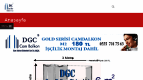What Dgcambalkon.com website looked like in 2018 (5 years ago)