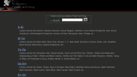 What Deathreference.com website looked like in 2018 (7 years ago)