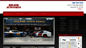 What Delandautoparts.com website looked like in 2018 (5 years ago)