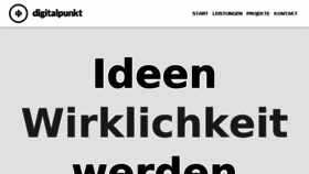 What Digitalpunkt.com website looked like in 2018 (5 years ago)