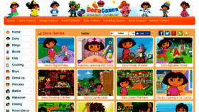What Dora-games.net website looked like in 2018 (5 years ago)