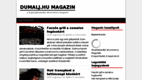 What Dumalj.hu website looked like in 2018 (5 years ago)