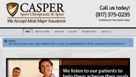 What Doctorcasper.com website looked like in 2018 (5 years ago)