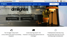 What Dmlights.be website looked like in 2018 (5 years ago)