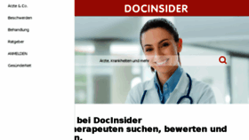 What Docinsider.de website looked like in 2018 (5 years ago)