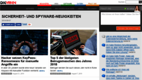 What Dieviren.de website looked like in 2018 (5 years ago)