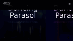 What Dancingparasol.be website looked like in 2018 (5 years ago)