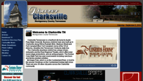 What Discoverclarksville.com website looked like in 2018 (5 years ago)