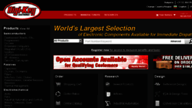 What Digikey.bg website looked like in 2018 (6 years ago)