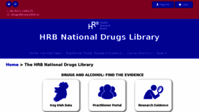 What Drugsandalcohol.ie website looked like in 2018 (6 years ago)