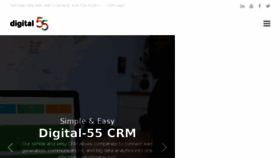 What Digital-55.com website looked like in 2018 (5 years ago)