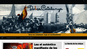 What Dolcacatalunya.com website looked like in 2018 (5 years ago)