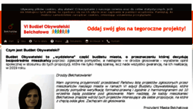 What Decydujemy.belchatow.pl website looked like in 2018 (5 years ago)