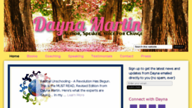 What Daynamartin.com website looked like in 2018 (5 years ago)