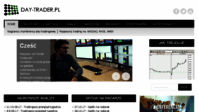 What Day-trader.pl website looked like in 2018 (5 years ago)