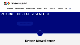 What Digitalhub.de website looked like in 2018 (5 years ago)
