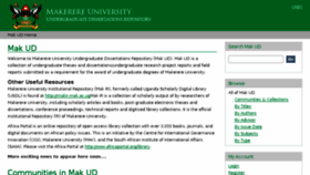 What Dissertations.mak.ac.ug website looked like in 2018 (5 years ago)