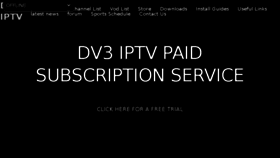 What Dv3iptv.com website looked like in 2018 (5 years ago)