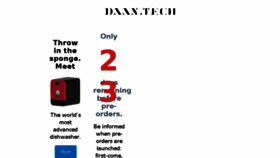 What Daan.tech website looked like in 2018 (7 years ago)