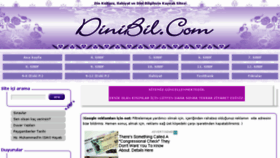 What Dinibil.com website looked like in 2018 (5 years ago)