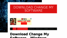 What Downloadchangemysoftware.org website looked like in 2018 (5 years ago)