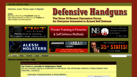 What Defensivehandguns.com website looked like in 2018 (5 years ago)