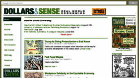 What Dollarsandsense.org website looked like in 2018 (5 years ago)