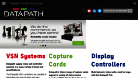 What Datapath.co.uk website looked like in 2018 (5 years ago)