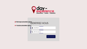 What Day-experience.com website looked like in 2018 (5 years ago)