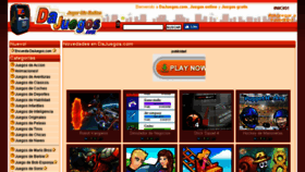What Dajuegos.com website looked like in 2018 (5 years ago)