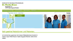What Dr-monika-braun.de website looked like in 2018 (5 years ago)