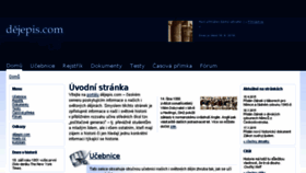 What Dejepis.com website looked like in 2018 (5 years ago)